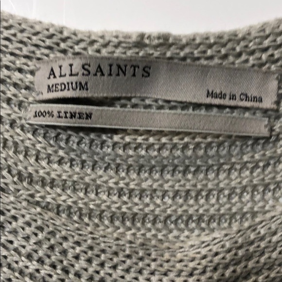 All Saints Knitted Sleeveless Top - Picture 3 of 5